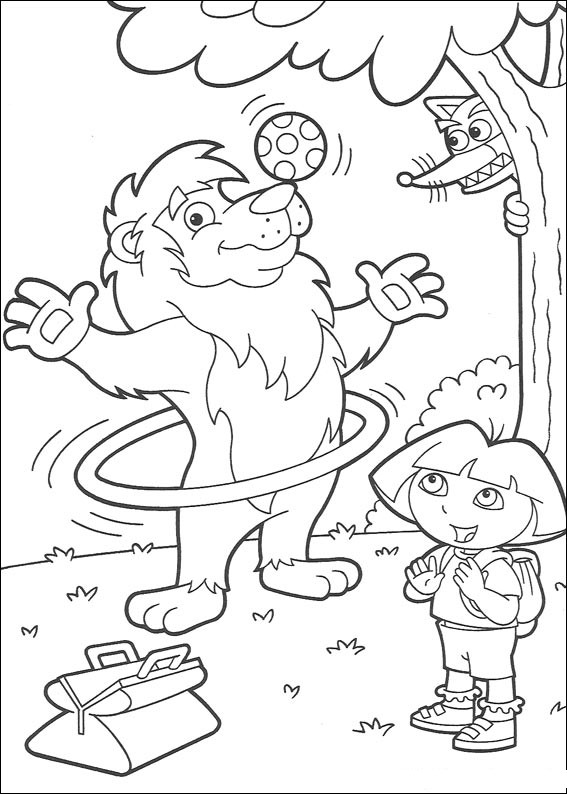 Dibujo para colorear: Dora the Explorer (Dibujos animados) #29730 - Dibujos para Colorear e Imprimir Gratis