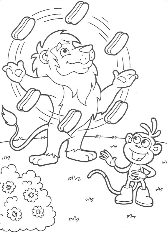 Dibujo para colorear: Dora the Explorer (Dibujos animados) #29752 - Dibujos para Colorear e Imprimir Gratis