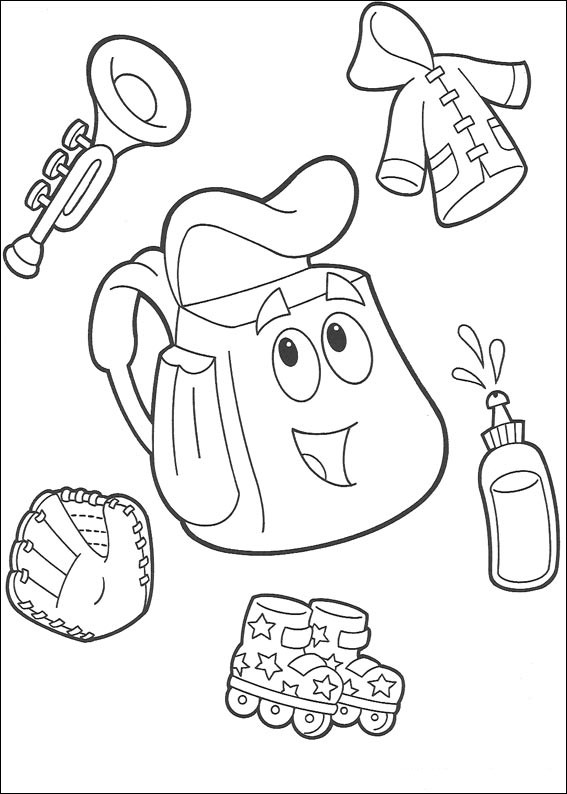 Dibujo para colorear: Dora the Explorer (Dibujos animados) #29757 - Dibujos para Colorear e Imprimir Gratis