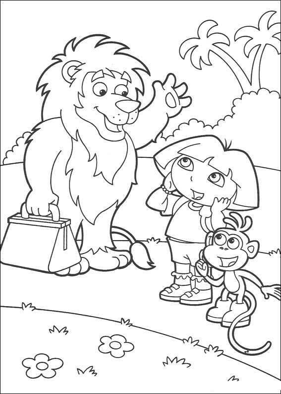 Dibujo para colorear: Dora the Explorer (Dibujos animados) #29784 - Dibujos para Colorear e Imprimir Gratis