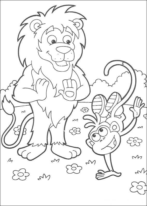 Dibujo para colorear: Dora the Explorer (Dibujos animados) #29790 - Dibujos para Colorear e Imprimir Gratis