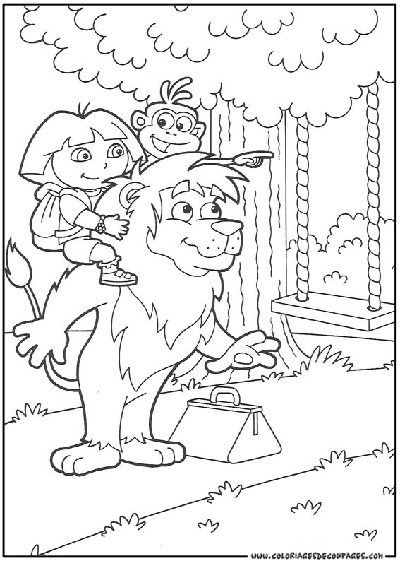 Dibujo para colorear: Dora the Explorer (Dibujos animados) #29799 - Dibujos para Colorear e Imprimir Gratis