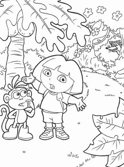 Dibujo para colorear: Dora the Explorer (Dibujos animados) #29803 - Dibujos para Colorear e Imprimir Gratis