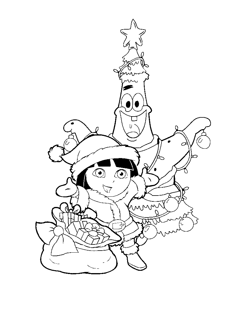 Dibujo para colorear: Dora the Explorer (Dibujos animados) #29805 - Dibujos para Colorear e Imprimir Gratis