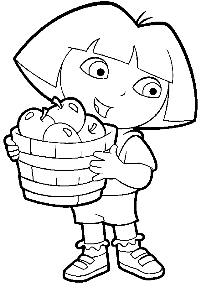 Dibujo para colorear: Dora the Explorer (Dibujos animados) #29815 - Dibujos para Colorear e Imprimir Gratis