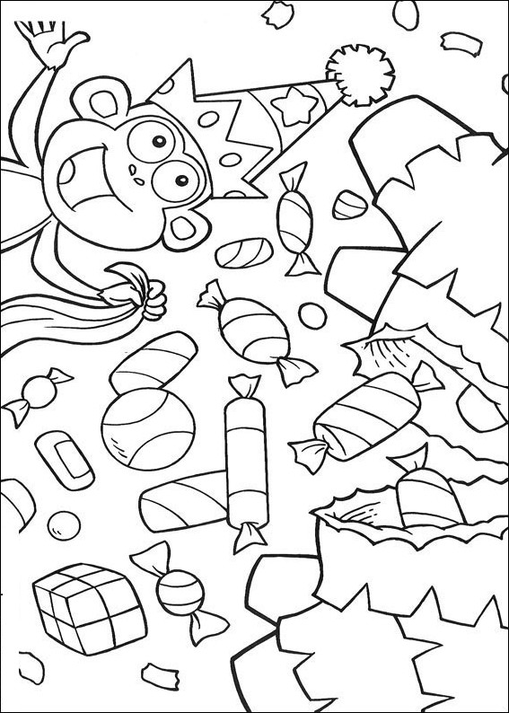 Dibujo para colorear: Dora the Explorer (Dibujos animados) #29819 - Dibujos para Colorear e Imprimir Gratis