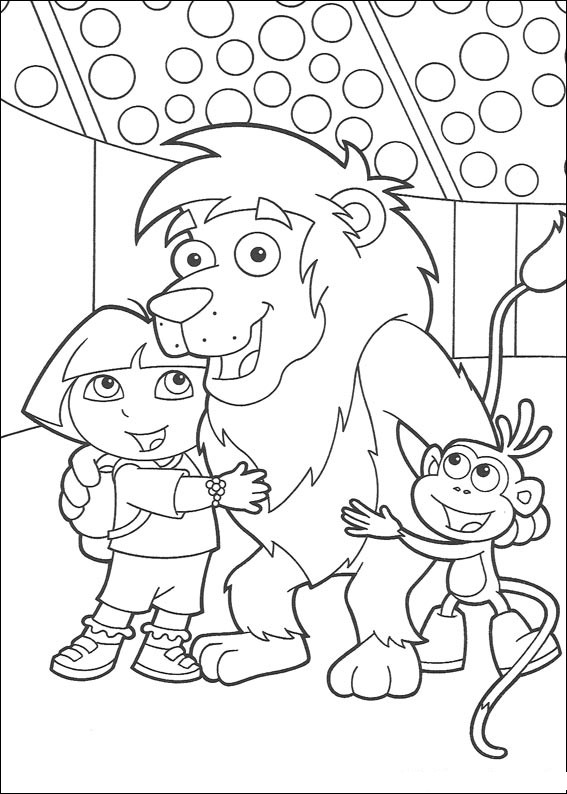 Dibujo para colorear: Dora the Explorer (Dibujos animados) #29831 - Dibujos para Colorear e Imprimir Gratis