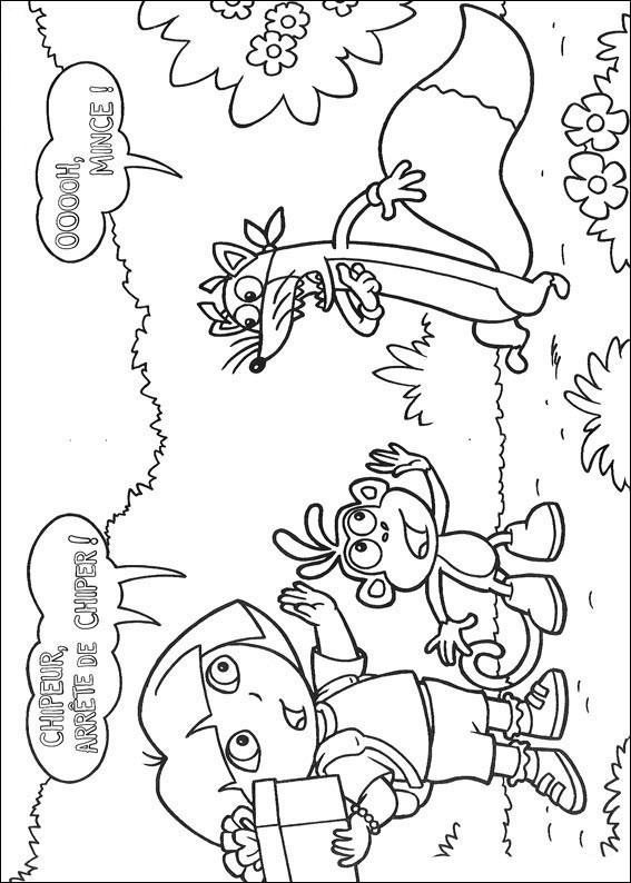 Dibujo para colorear: Dora the Explorer (Dibujos animados) #29834 - Dibujos para Colorear e Imprimir Gratis