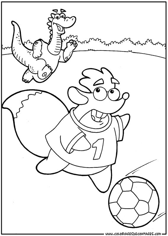 Dibujo para colorear: Dora the Explorer (Dibujos animados) #29849 - Dibujos para Colorear e Imprimir Gratis