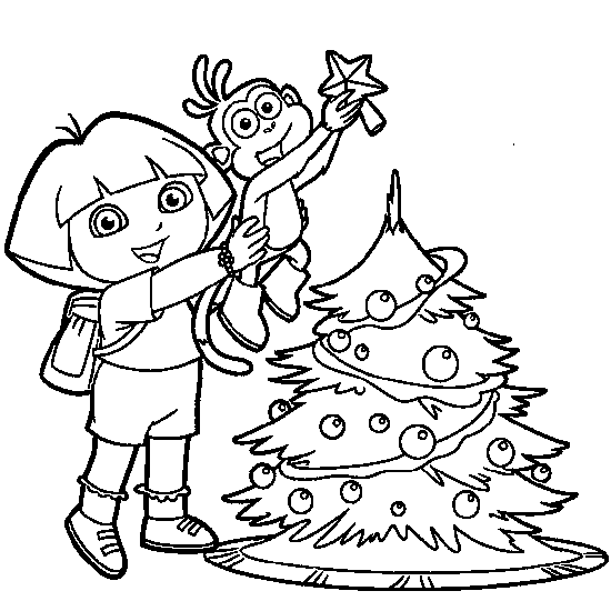 Dibujo para colorear: Dora the Explorer (Dibujos animados) #29853 - Dibujos para Colorear e Imprimir Gratis