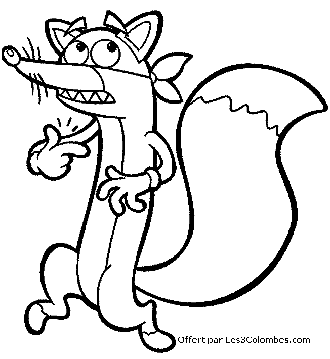 Dibujo para colorear: Dora the Explorer (Dibujos animados) #29866 - Dibujos para Colorear e Imprimir Gratis