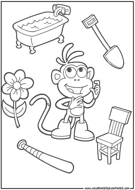 Dibujo para colorear: Dora the Explorer (Dibujos animados) #29869 - Dibujos para Colorear e Imprimir Gratis