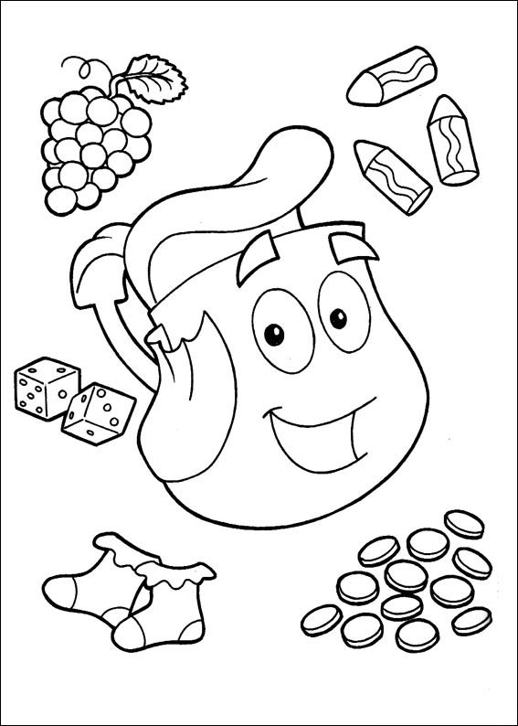 Dibujo para colorear: Dora the Explorer (Dibujos animados) #29871 - Dibujos para Colorear e Imprimir Gratis