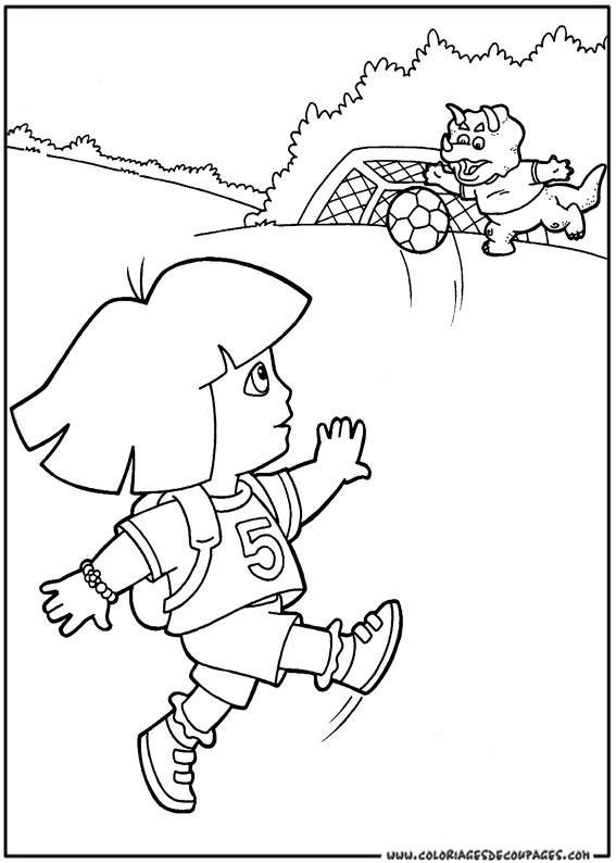 Dibujo para colorear: Dora the Explorer (Dibujos animados) #29879 - Dibujos para Colorear e Imprimir Gratis