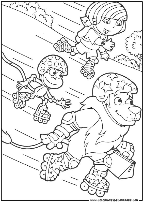 Dibujo para colorear: Dora the Explorer (Dibujos animados) #29899 - Dibujos para Colorear e Imprimir Gratis