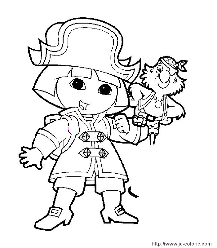 Dibujo para colorear: Dora the Explorer (Dibujos animados) #30049 - Dibujos para Colorear e Imprimir Gratis