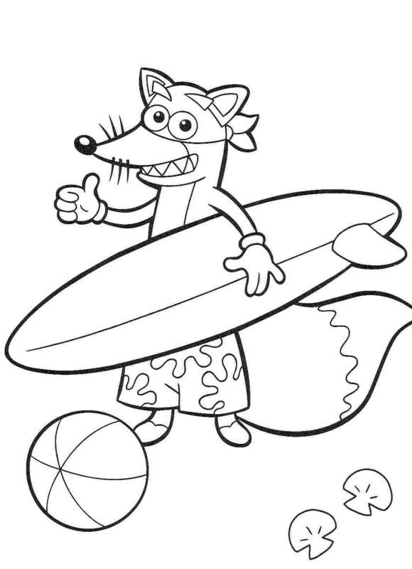 Dibujo para colorear: Dora the Explorer (Dibujos animados) #30066 - Dibujos para Colorear e Imprimir Gratis