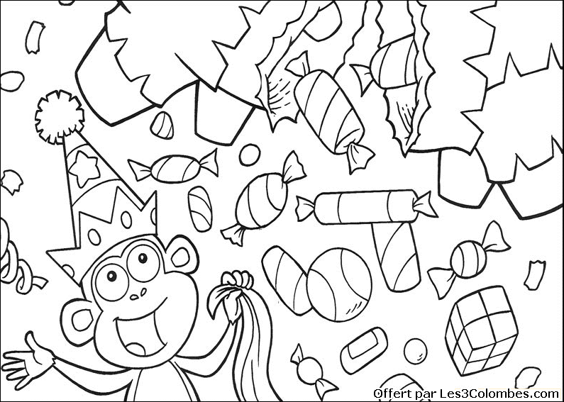 Dibujo para colorear: Dora the Explorer (Dibujos animados) #30083 - Dibujos para Colorear e Imprimir Gratis