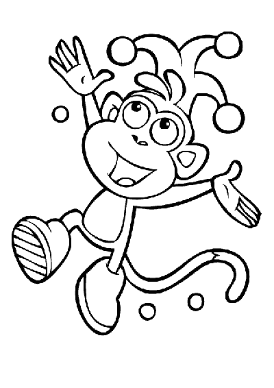 Dibujo para colorear: Dora the Explorer (Dibujos animados) #30092 - Dibujos para Colorear e Imprimir Gratis