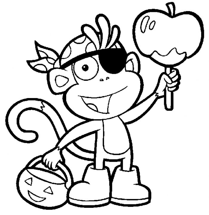 Dibujo para colorear: Dora the Explorer (Dibujos animados) #30105 - Dibujos para Colorear e Imprimir Gratis