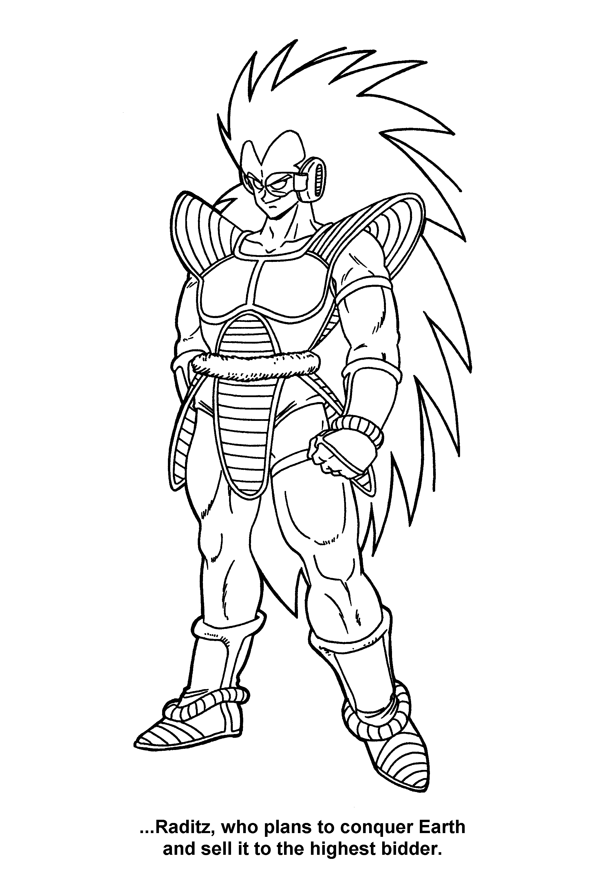 Dibujo para colorear: Dragon Ball Z (Dibujos animados) #38473 - Dibujos para Colorear e Imprimir Gratis