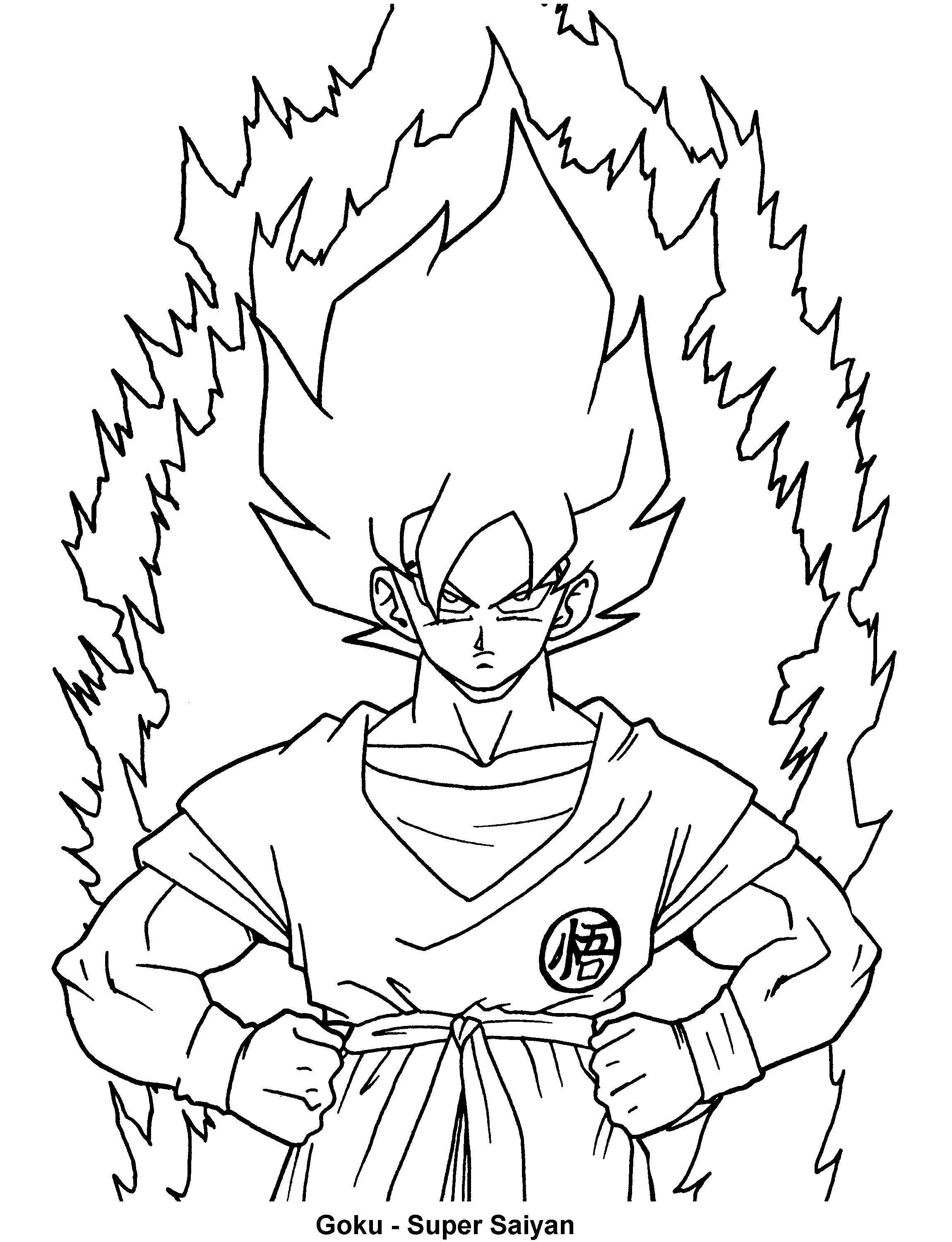 dragon ball para colorear e imprimir