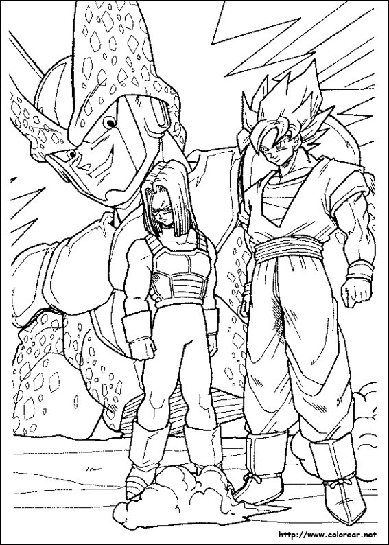 Dibujo para colorear: Dragon Ball Z (Dibujos animados) #38483 - Dibujos para Colorear e Imprimir Gratis