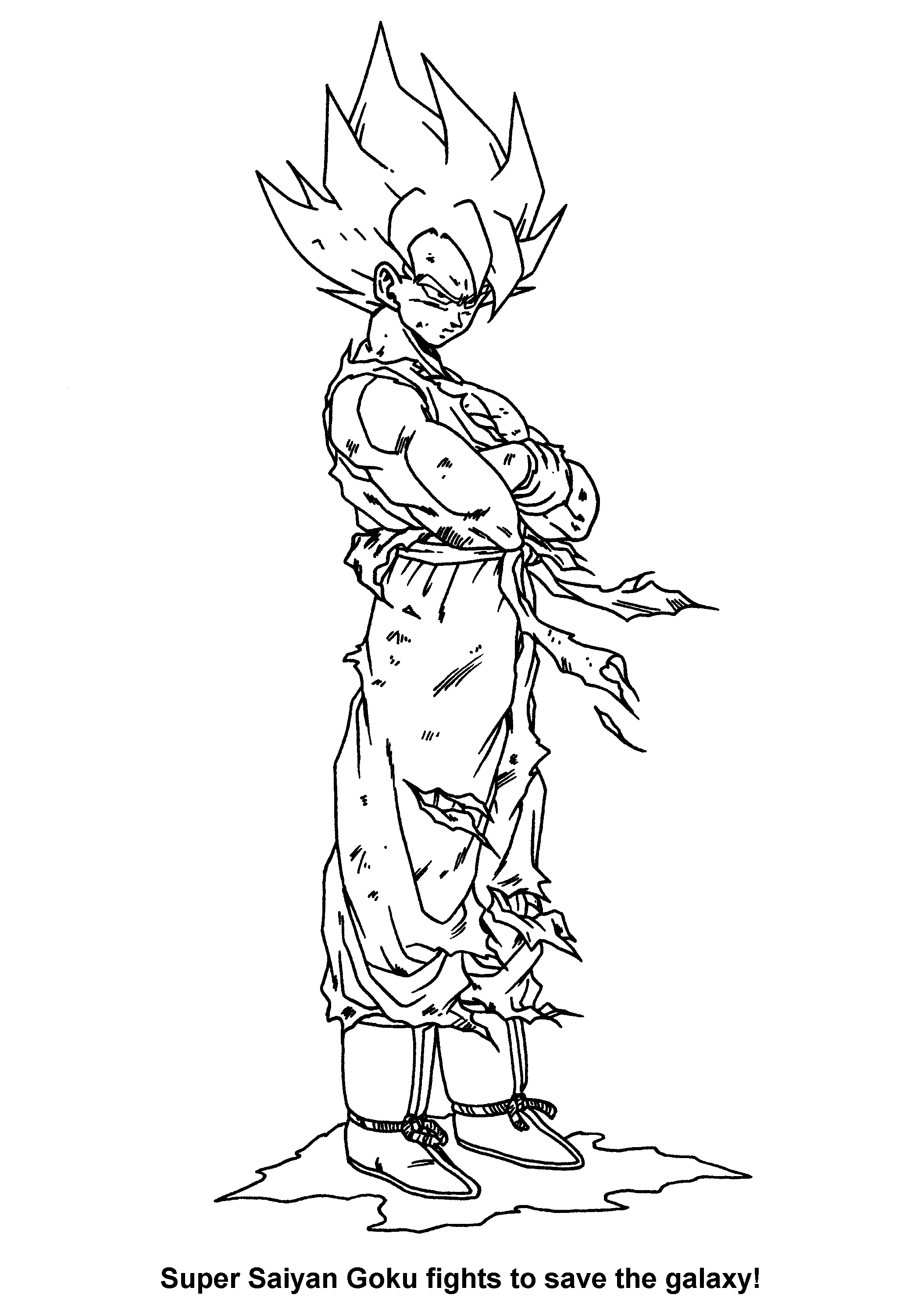 Dibujo para colorear: Dragon Ball Z (Dibujos animados) #38484 - Dibujos para Colorear e Imprimir Gratis