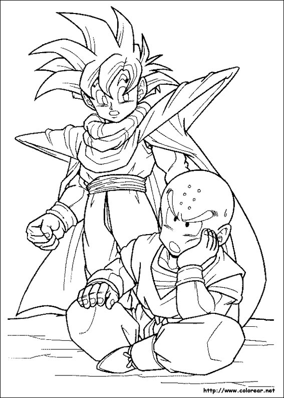 Dibujo para colorear: Dragon Ball Z (Dibujos animados) #38487 - Dibujos para Colorear e Imprimir Gratis