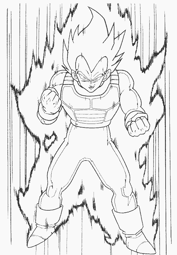 Dibujo para colorear: Dragon Ball Z (Dibujos animados) #38488 - Dibujos para Colorear e Imprimir Gratis