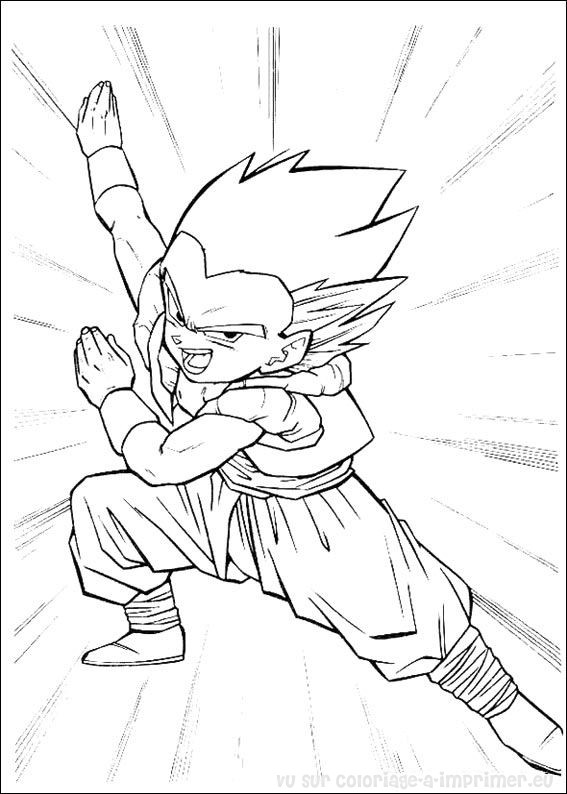 Dibujo para colorear: Dragon Ball Z (Dibujos animados) #38495 - Dibujos para Colorear e Imprimir Gratis