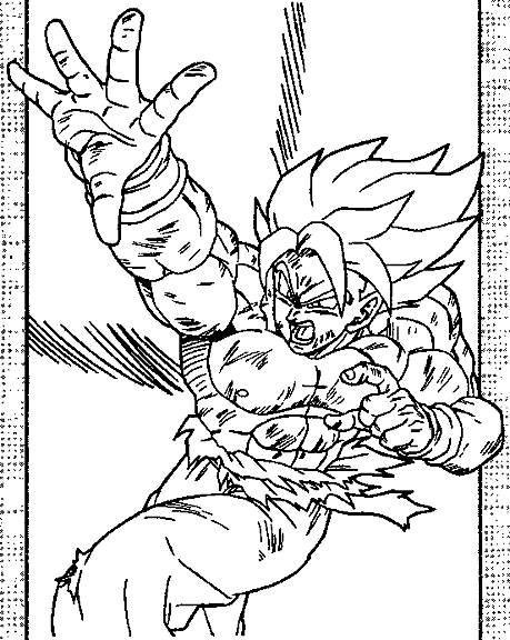 Dibujo para colorear: Dragon Ball Z (Dibujos animados) #38529 - Dibujos para Colorear e Imprimir Gratis