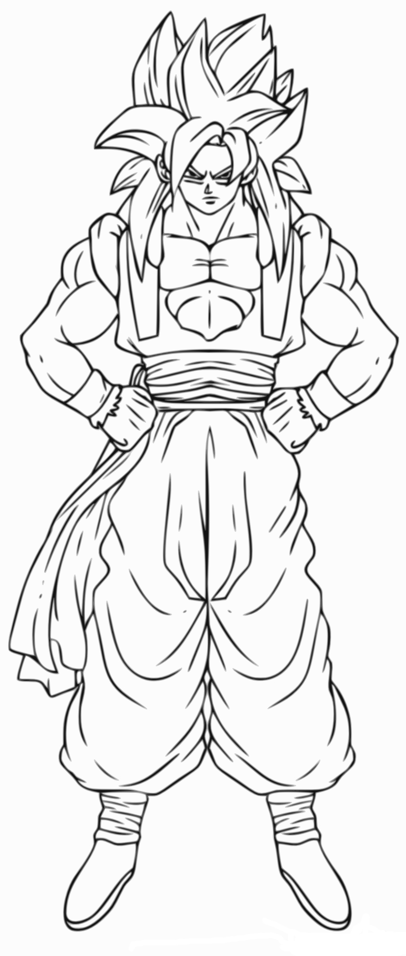 Dibujo para colorear: Dragon Ball Z (Dibujos animados) #38530 - Dibujos para Colorear e Imprimir Gratis