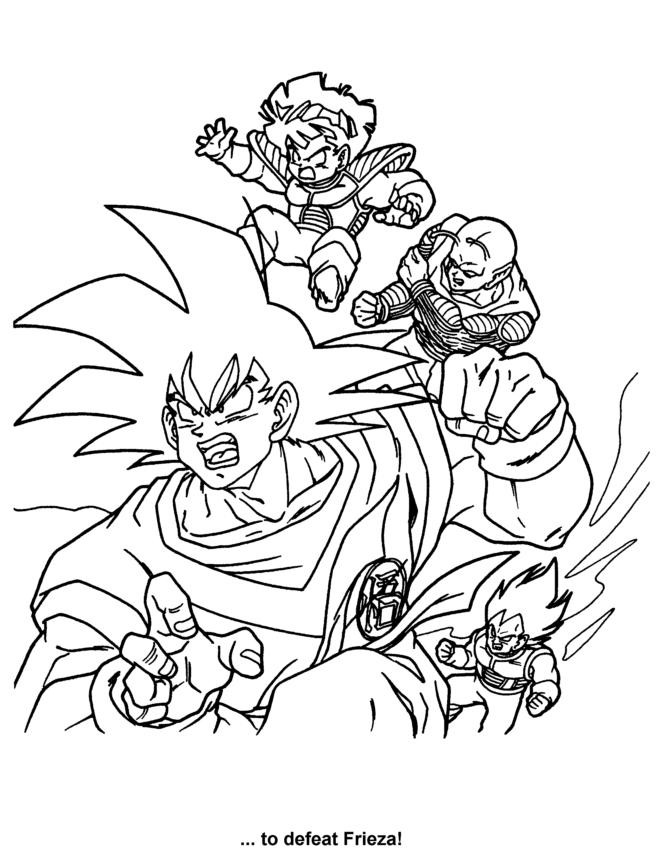 Dibujo para colorear: Dragon Ball Z (Dibujos animados) #38550 - Dibujos para Colorear e Imprimir Gratis