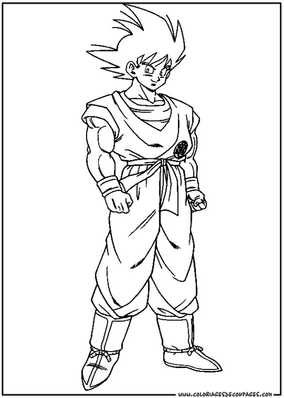 Dibujo para colorear: Dragon Ball Z (Dibujos animados) #38561 - Dibujos para Colorear e Imprimir Gratis