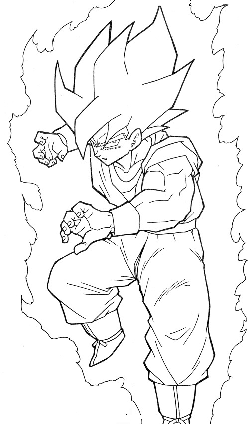 Dibujo para colorear: Dragon Ball Z (Dibujos animados) #38568 - Dibujos para Colorear e Imprimir Gratis