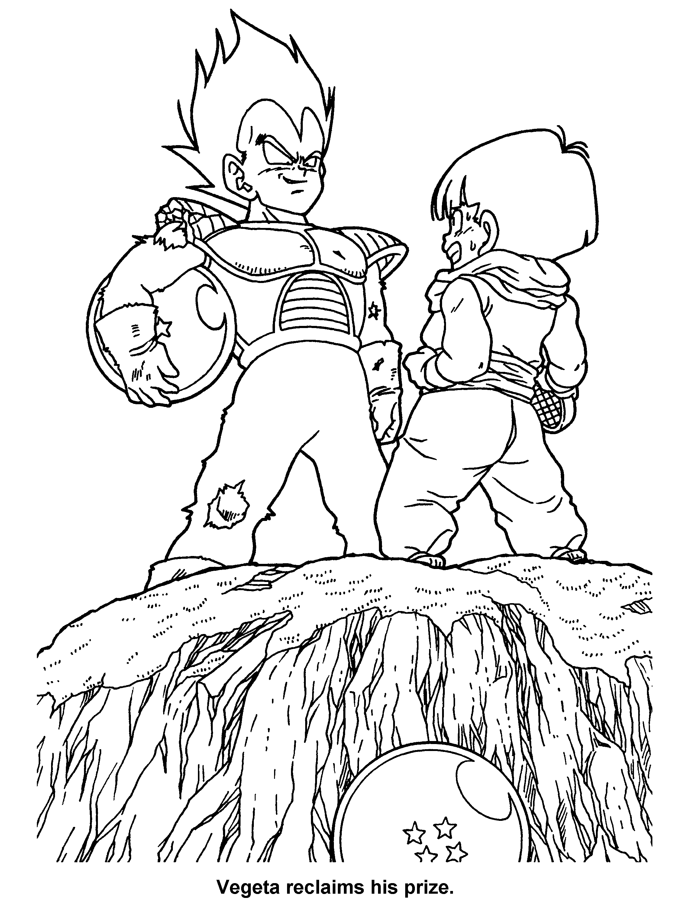 Dibujo para colorear: Dragon Ball Z (Dibujos animados) #38573 - Dibujos para Colorear e Imprimir Gratis