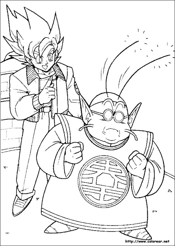 Dibujo para colorear: Dragon Ball Z (Dibujos animados) #38592 - Dibujos para Colorear e Imprimir Gratis