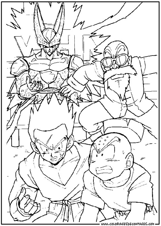 Dibujo para colorear: Dragon Ball Z (Dibujos animados) #38599 - Dibujos para Colorear e Imprimir Gratis