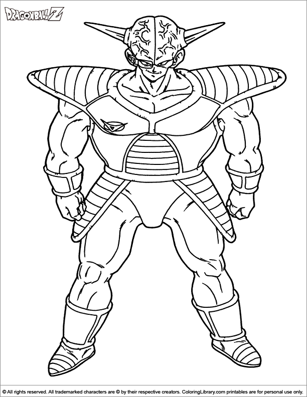 Dibujo para colorear: Dragon Ball Z (Dibujos animados) #38600 - Dibujos para Colorear e Imprimir Gratis