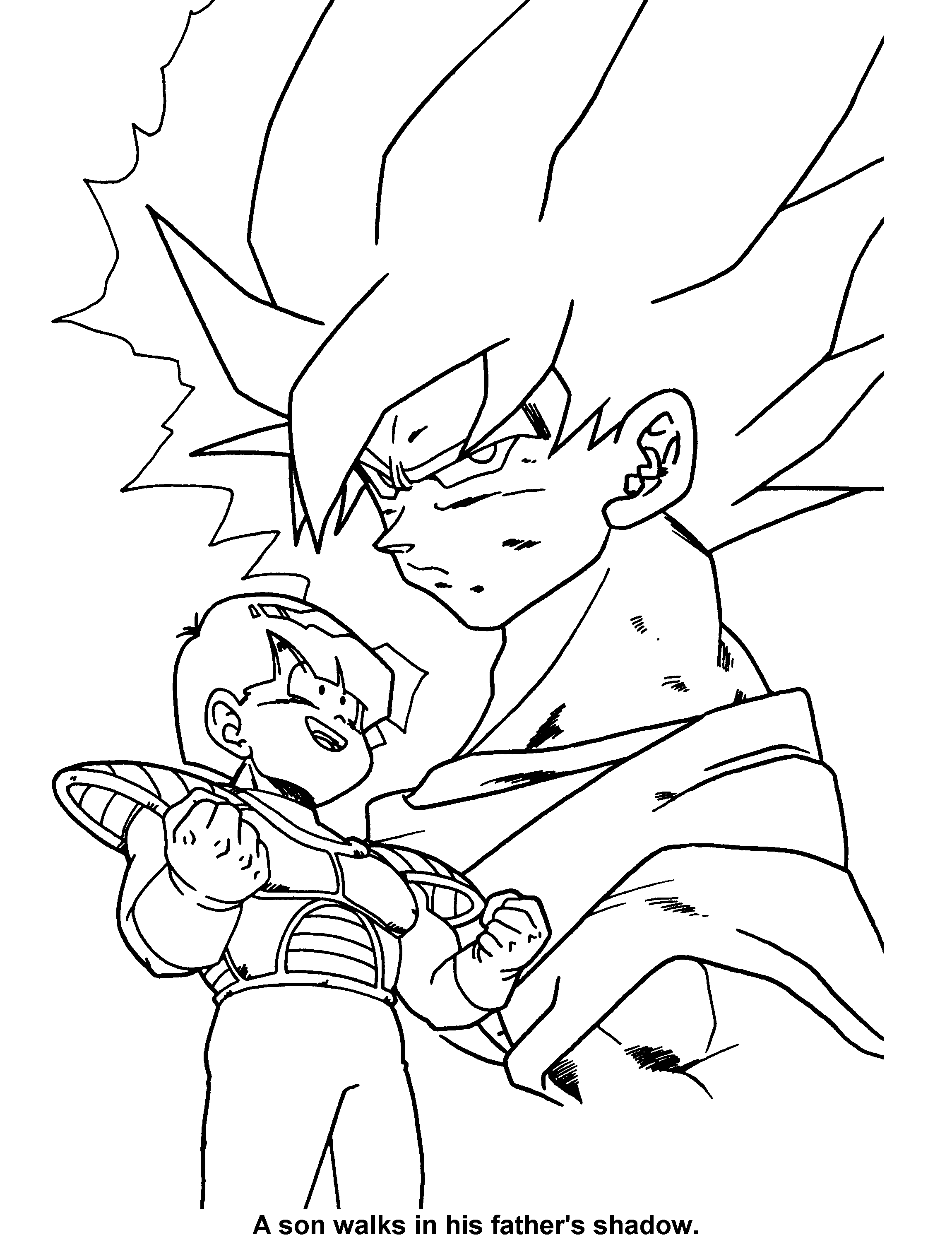 Dibujo para colorear: Dragon Ball Z (Dibujos animados) #38639 - Dibujos para Colorear e Imprimir Gratis