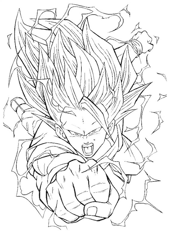 Dibujos de Dragon Ball Z #38730 (Dibujos animados) para colorear – Páginas  imprimibles gratis