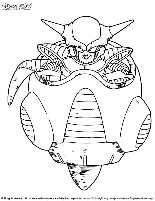 Dibujo para colorear: Dragon Ball Z (Dibujos animados) #38762 - Dibujos para Colorear e Imprimir Gratis