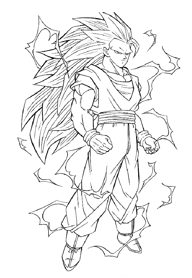 Dibujo para colorear: Dragon Ball Z (Dibujos animados) #38769 - Dibujos para Colorear e Imprimir Gratis