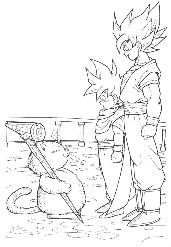 Dibujo para colorear: Dragon Ball Z (Dibujos animados) #38770 - Dibujos para Colorear e Imprimir Gratis