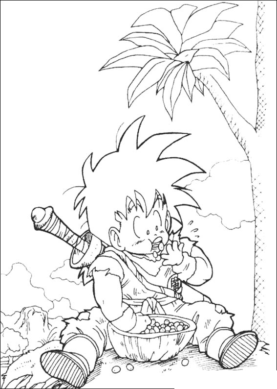 Dibujo para colorear: Dragon Ball Z (Dibujos animados) #38772 - Dibujos para Colorear e Imprimir Gratis