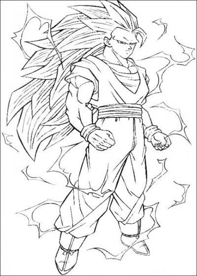 Dibujo para colorear: Dragon Ball Z (Dibujos animados) #38790 - Dibujos para Colorear e Imprimir Gratis