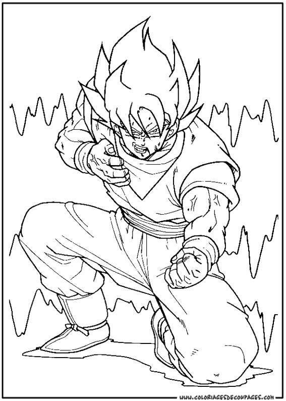 Dibujo para colorear: Dragon Ball Z (Dibujos animados) #38791 - Dibujos para Colorear e Imprimir Gratis