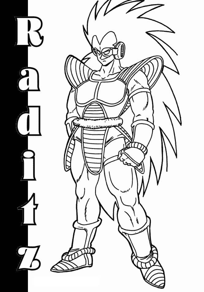 Dibujo para colorear: Dragon Ball Z (Dibujos animados) #38798 - Dibujos para Colorear e Imprimir Gratis