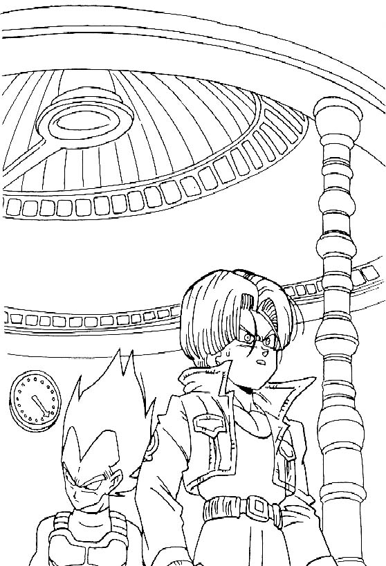 Dibujo para colorear: Dragon Ball Z (Dibujos animados) #38809 - Dibujos para Colorear e Imprimir Gratis